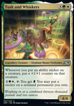 Tusk and Whiskers - Unfinity (Uncommon) [182]