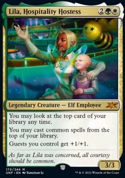 Lila, Hospitality Hostess - Unfinity (Mythic) [170]