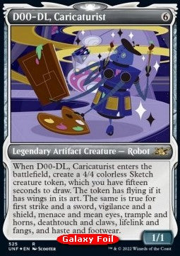 D00-DL, Caricaturist (V.3) - Unfinity: Extras (Rare) [525]