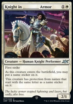 Knight in _____ Armor - Unfinity (Uncommon) [17]