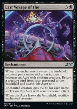 Last Voyage of the _____ - Unfinity (Uncommon) [78]