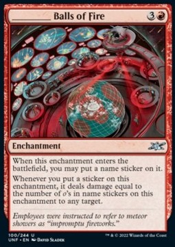 _____ Balls of Fire - Unfinity (Uncommon) [100]