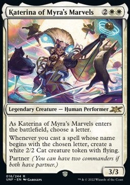 Katerina of Myra's Marvels - Unfinity (Rare) [16]