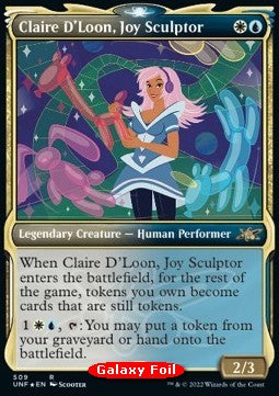 Claire D'Loon, Joy Sculptor (V.3) - Unfinity: Extras (Rare) [509]