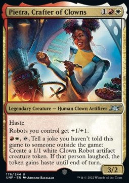 Pietra, Crafter of Clowns - Unfinity (Uncommon) [176]