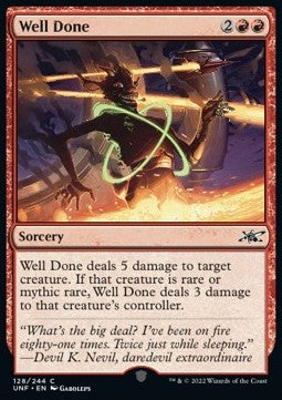 Well Done - Unfinity (Common) [128]