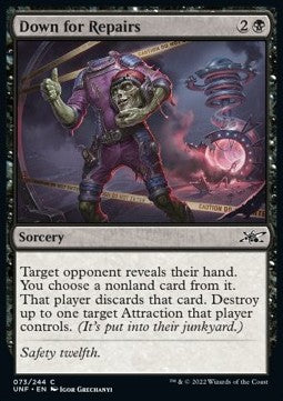 Down for Repairs - Unfinity (Common) [73]