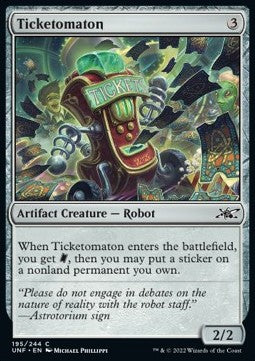 Ticketomaton - Unfinity (Common) [195]