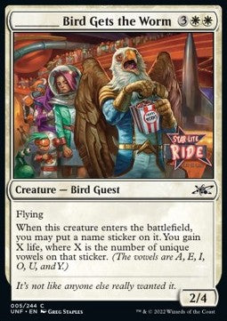 ________ Bird Gets the Worm - Unfinity (Common) [5]
