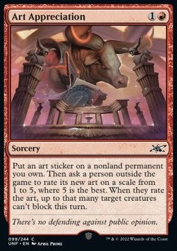 Art Appreciation - Unfinity (Common) [99]