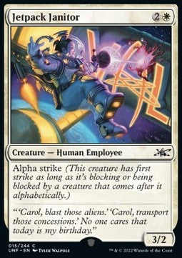 Jetpack Janitor - Unfinity (Common) [15]