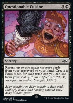 Questionable Cuisine - Unfinity (Common) [84]