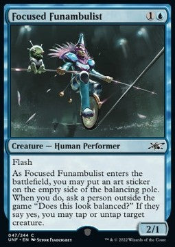 Focused Funambulist - Unfinity (Common) [47]