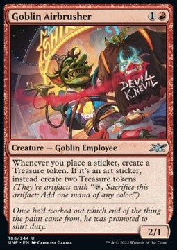 Goblin Airbrusher - Unfinity (Uncommon) [108]