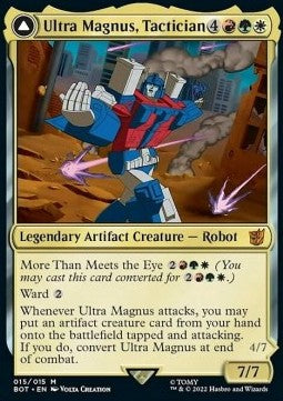 Ultra Magnus, Tactician // Ultra Magnus, Armored Carrier (V.1) - Universes Beyond: Transformers (Mythic) [BOT-15]
