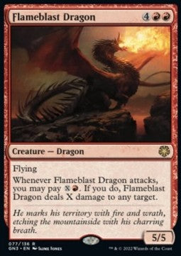 Flameblast Dragon - Game Night: Free For All (Rare) [GN3-77]