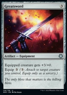 Greatsword - Game Night: Free For All (Uncommon) [GN3-116]