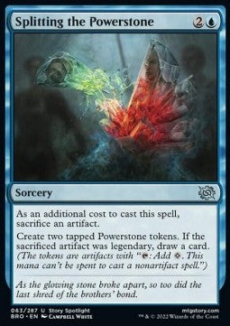 Splitting the Powerstone - The Brothers' War (Uncommon) [63]