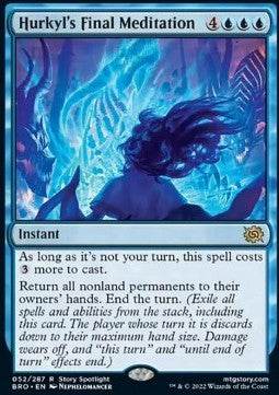 Hurkyl's Final Meditation - The Brothers' War (Rare) [52]