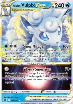 Alolan Vulpix VSTAR - Silver Tempest (Ultra Rare) [SIT-034]