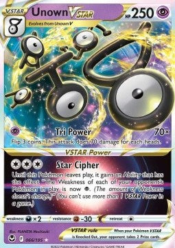 Unown VSTAR - Silver Tempest (Ultra Rare) [SIT-066]