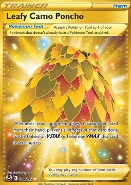 Leafy Camo Poncho - Silver Tempest (Secret Rare) [SIT-214]