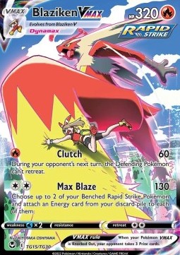 Blaziken VMAX - Silver Tempest (Ultra Rare) [SIT-TG15]
