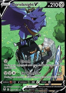 Corviknight V - Silver Tempest (Ultra Rare) [SIT-TG18]