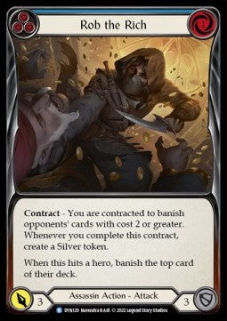 Rob the Rich (Blue) (Regular) - Dynasty (Rare) [129]