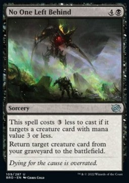 No One Left Behind - The Brothers' War (Uncommon) [109]