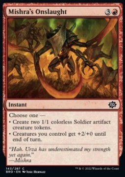 Mishra's Onslaught - The Brothers' War (Common) [143]