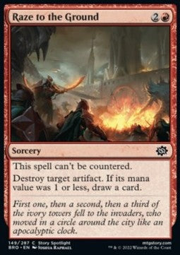 Raze to the Ground - The Brothers' War (Common) [149]