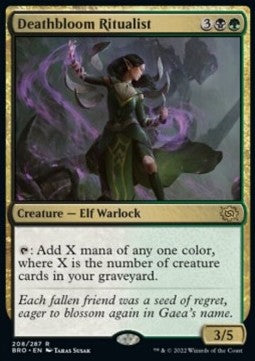 Deathbloom Ritualist - The Brothers' War (Rare) [208]