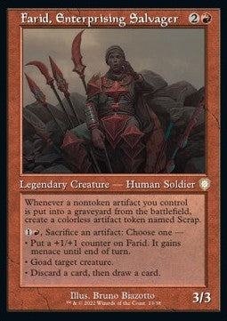 Farid, Enterprising Salvager - Commander: The Brothers' War (Rare) [13]