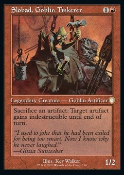 Slobad, Goblin Tinkerer - Commander: The Brothers' War (Rare) [118]