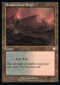 Shadowblood Ridge - Commander: The Brothers' War (Rare) [199]