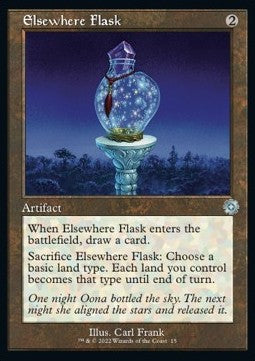 Elsewhere Flask (V.1) - Retro Frame Artifacts (Uncommon) [15]