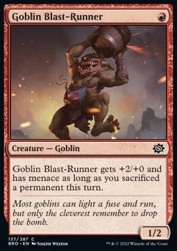 Goblin Blast-Runner - The Brothers' War (Common) [137]