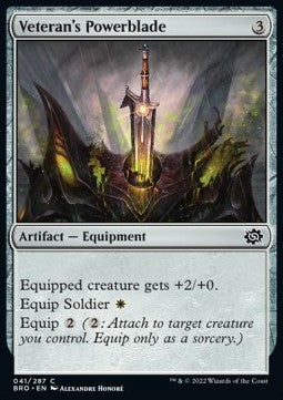 Veteran's Powerblade - The Brothers' War (Common) [41]