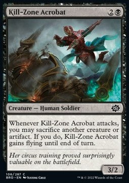 Kill-Zone Acrobat - The Brothers' War (Common) [106]