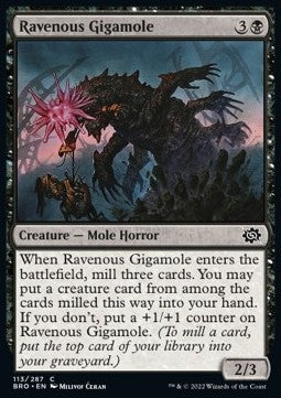 Ravenous Gigamole - The Brothers' War (Common) [113]