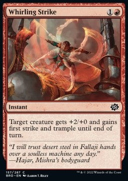 Whirling Strike - The Brothers' War (Common) [157]