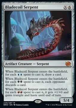 Bladecoil Serpent - The Brothers' War (Mythic) [229]