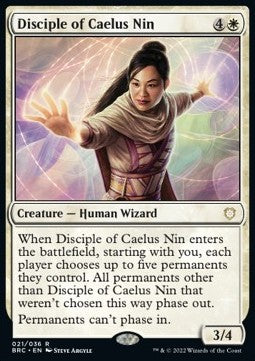 Disciple of Caelus Nin (V.1) - Commander: The Brothers' War: Extras (Rare) [XBRC-21]