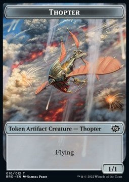 Thopter Token (Artifact 1/1) - The Brothers' War: Extras (Token) [T10]