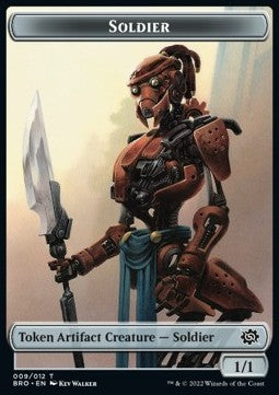 Soldier Token (A 1/1) // Powerstone Token (V.2) - The Brothers' War: Extras (Token) [T 9/7]