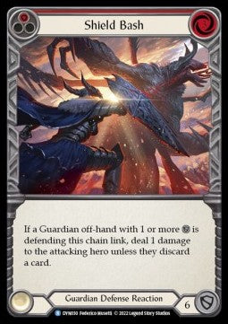 Shield Bash (Red) (Regular) - Dynasty (Rare) [030]