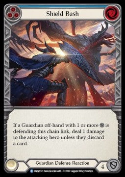 Shield Bash (Blue) (Regular) - Dynasty (Rare) [032]