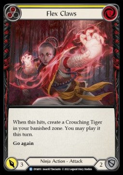 Flex Claws (Yellow) (Regular) - Dynasty (Rare) [051]