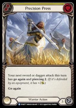 Precision Press (Yellow) (Regular) - Dynasty (Rare) [077]